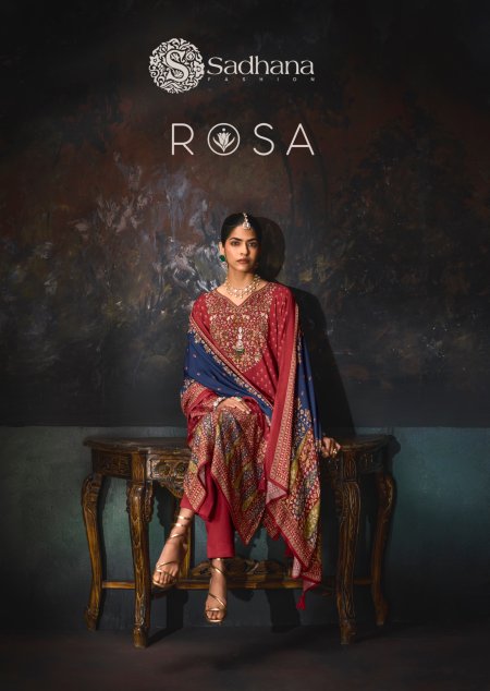 Rose By Sadhana Viscos Pashmina Dress Material